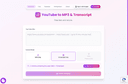 YouTube MP3 Transcript logo